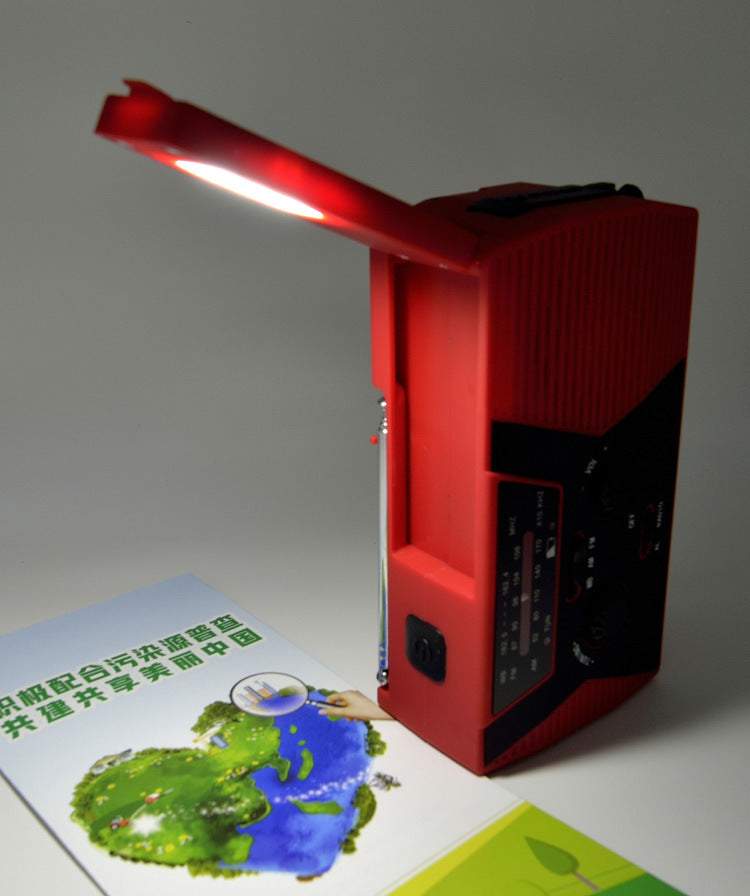 Our 5 in 1 Outdoor Portable Solar Crank AM FM Radio