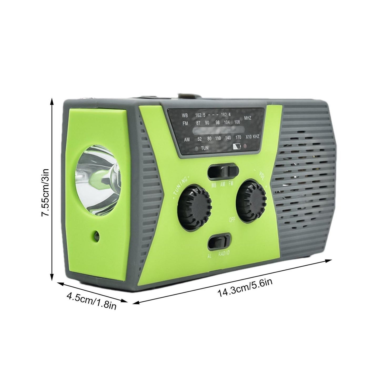 Our 5 in 1 Outdoor Portable Solar Crank AM FM Radio