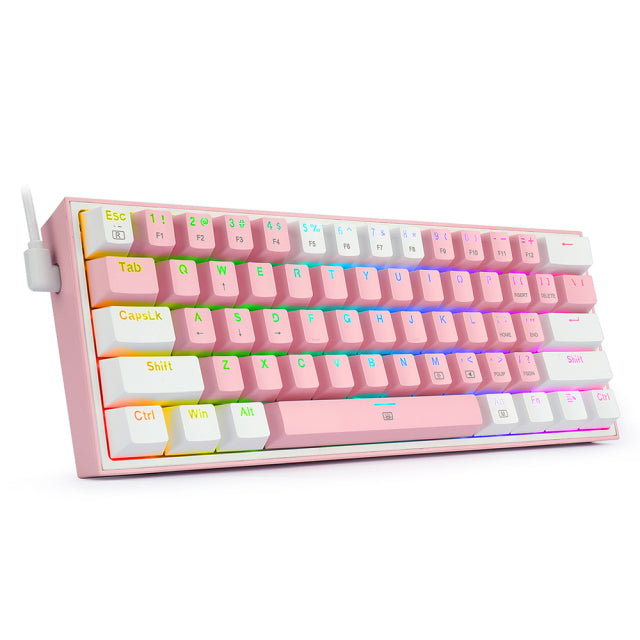REDRAGON - Wired Red Switch Mini Mechanical Gaming Keyboard