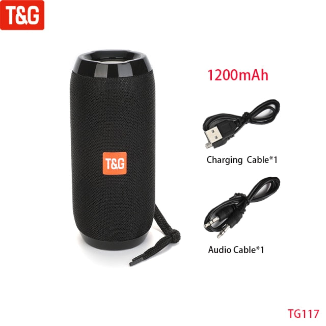 T & G - TG117 Portable Bluetooth Speaker