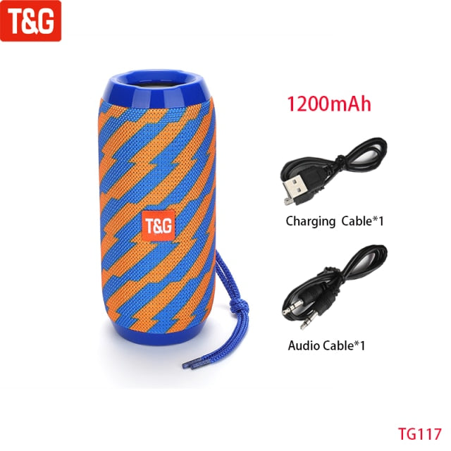 T & G - TG117 Portable Bluetooth Speaker