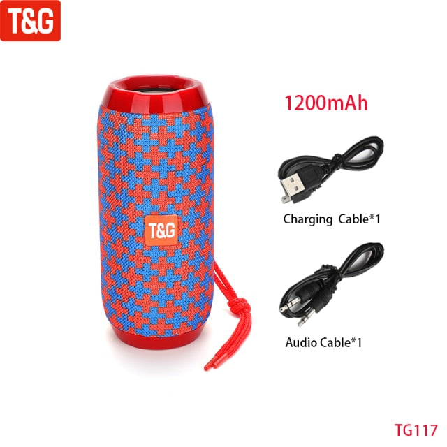 T & G - TG117 Portable Bluetooth Speaker