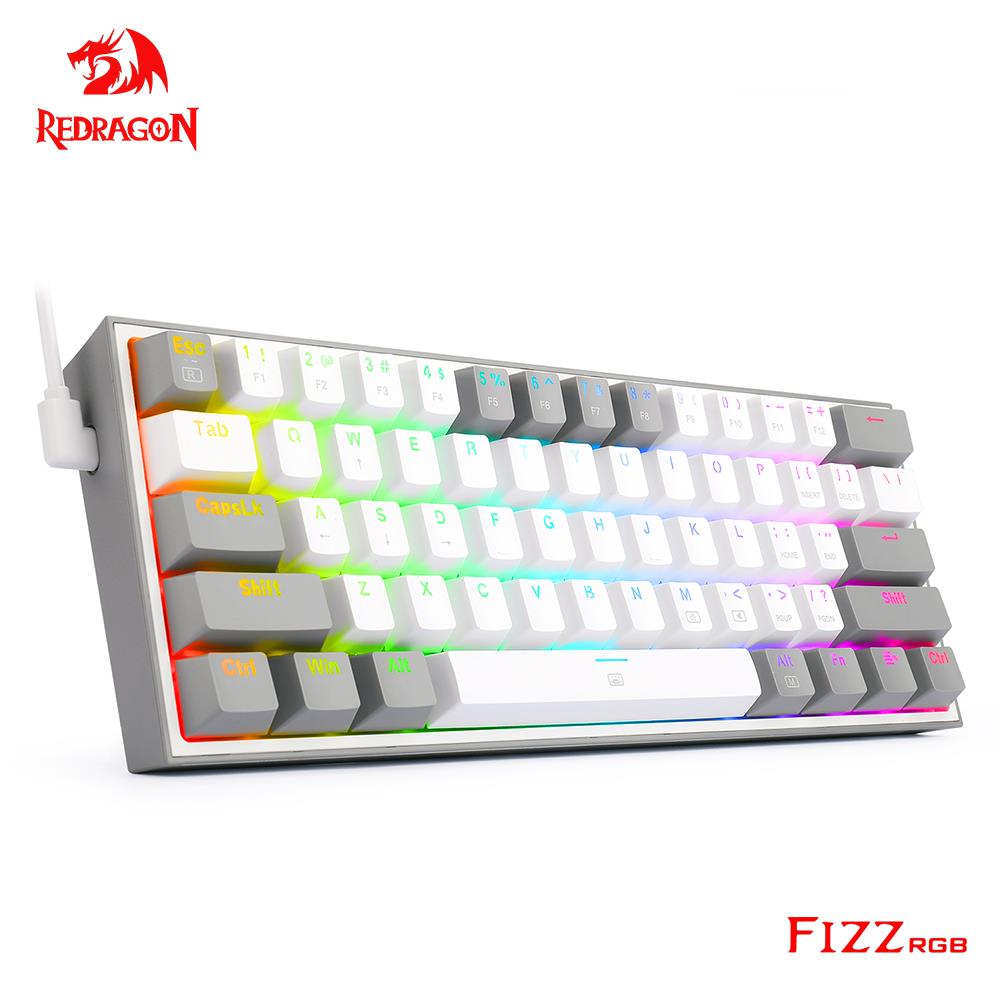REDRAGON - Wired Red Switch Mini Mechanical Gaming Keyboard