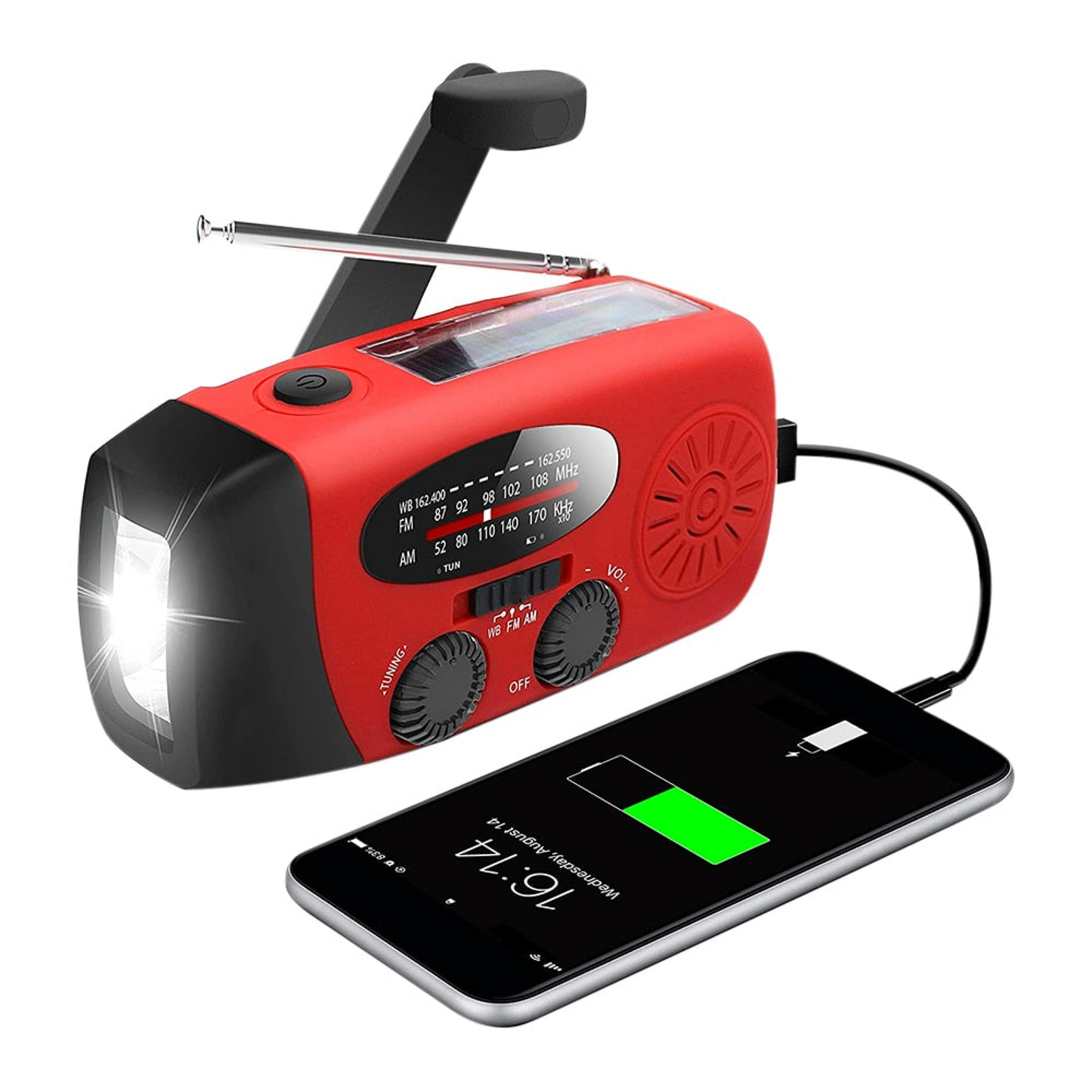XZT - Emergency Solar Power and Crank Radio/Flashlight