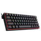 REDRAGON - Wired Red Switch Mini Mechanical Gaming Keyboard
