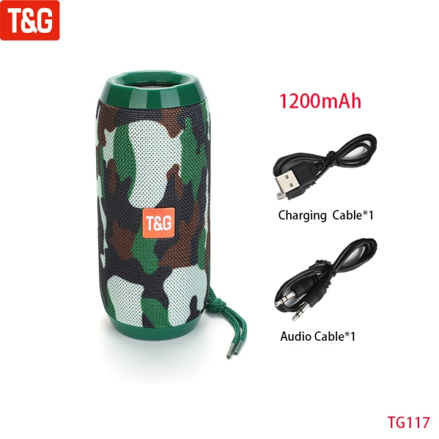 T & G - TG117 Portable Bluetooth Speaker