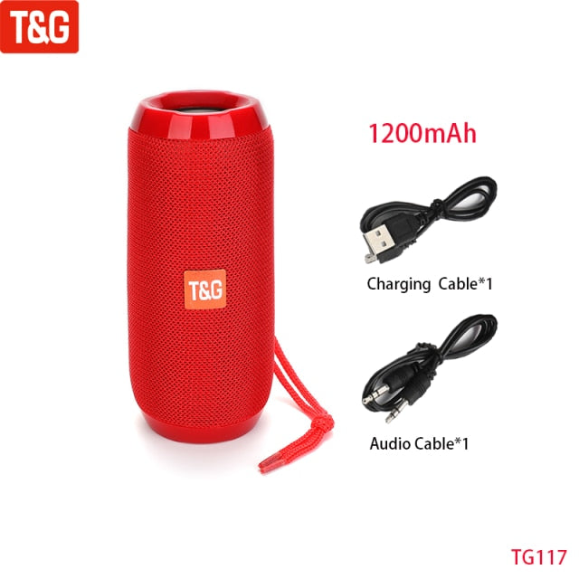 T & G - TG117 Portable Bluetooth Speaker